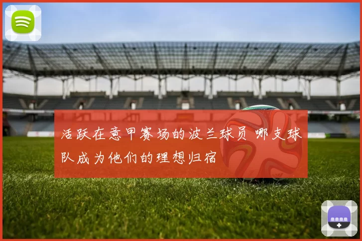 活跃在意甲赛场的波兰球员 哪支球队成为他们的理想归宿
