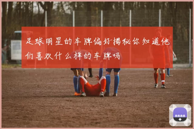 足球明星的车牌偏好揭秘你知道他们喜欢什么样的车牌吗